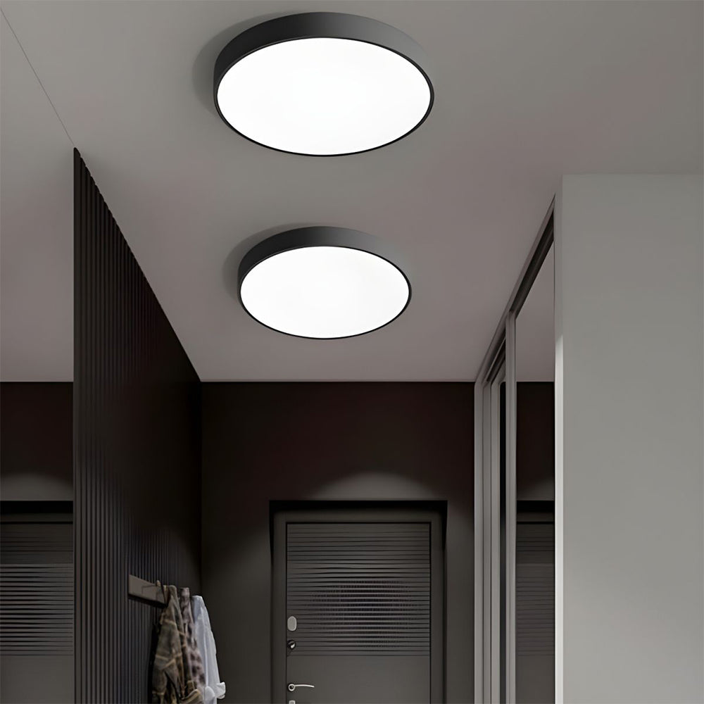 Modern Aura Circular Flush‑Mount LED Ceiling Light