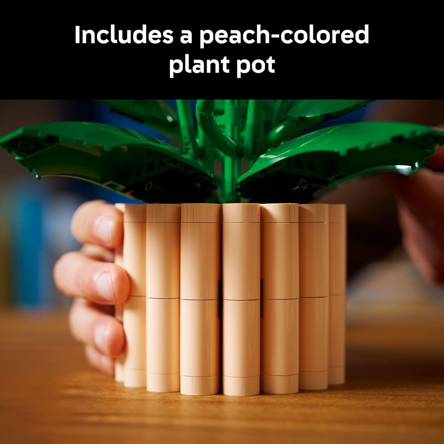 Peace Lily Flower Building Set for Adults - DIY Home Decor Kit for Bedroom, Office & Bookshelf - Perfect Gift for Birthdays - Artificial Flower Crafting Set - 11504