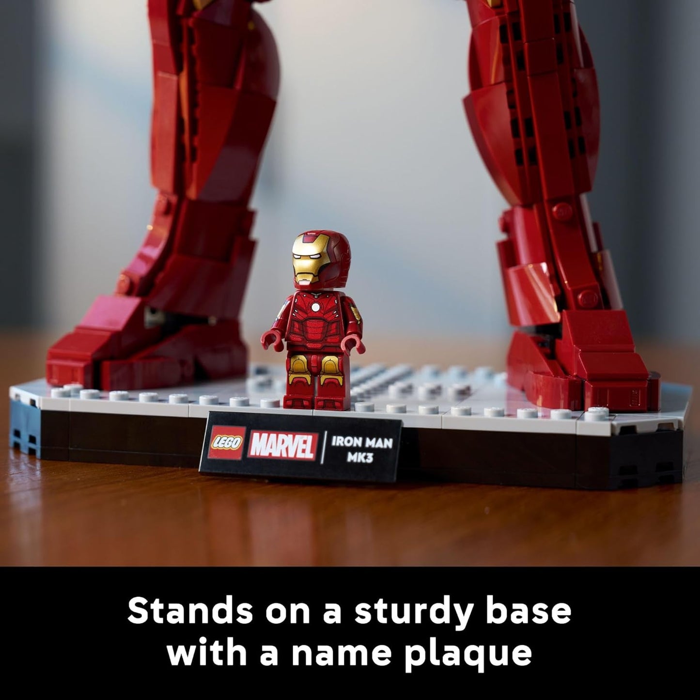 Lego Poseable Iron Man Mark 3 Building Set - Collector's Edition Construction Kit with Minifigure for Adults 18+ - Perfect Gift for Birthdays - Model 76344