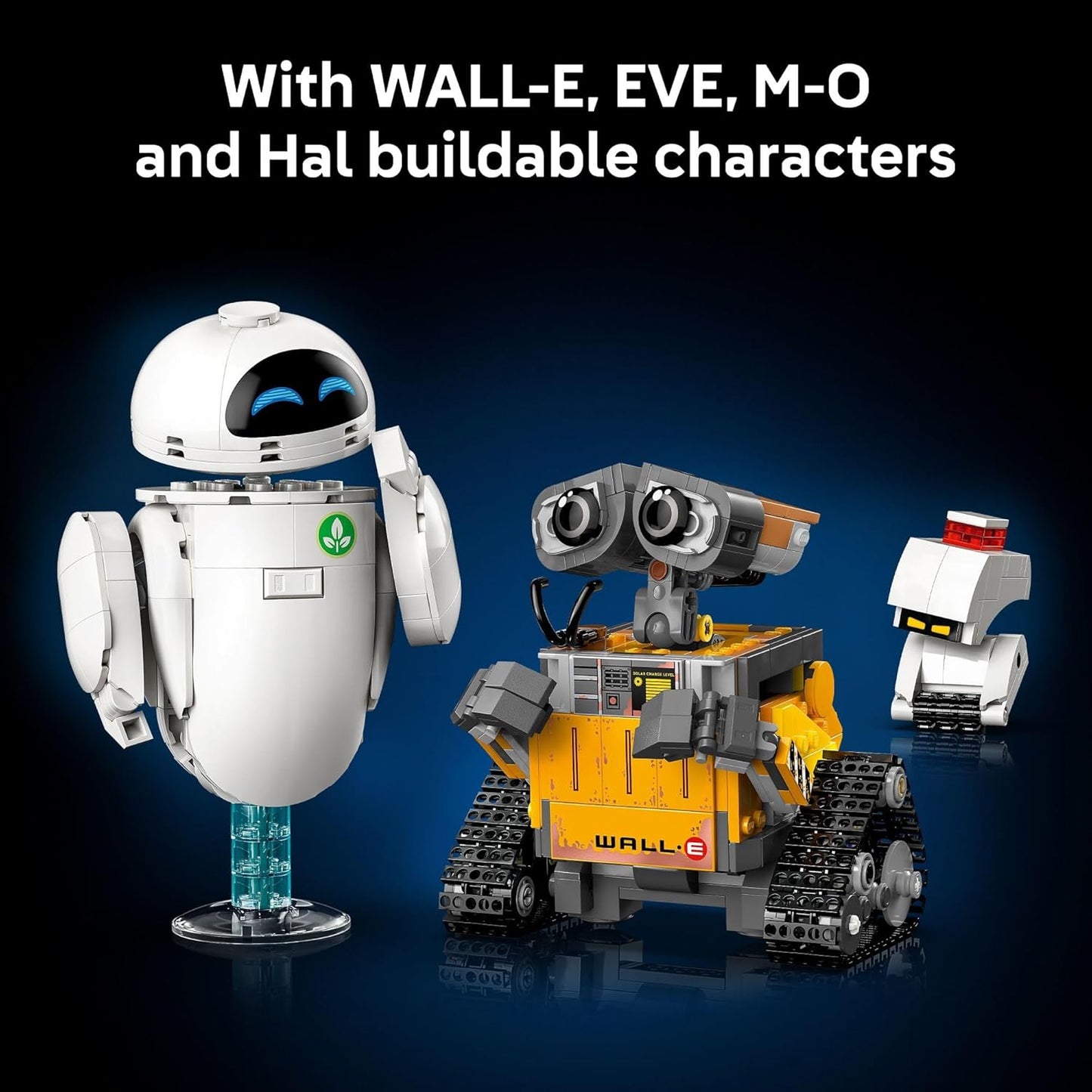 Adult Building Set: Wall-E & EVE Model for Home Office Decor - Perfect Gift for Disney Fans - 43279