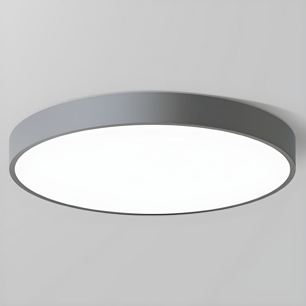 Modern Aura Circular Flush‑Mount LED Ceiling Light