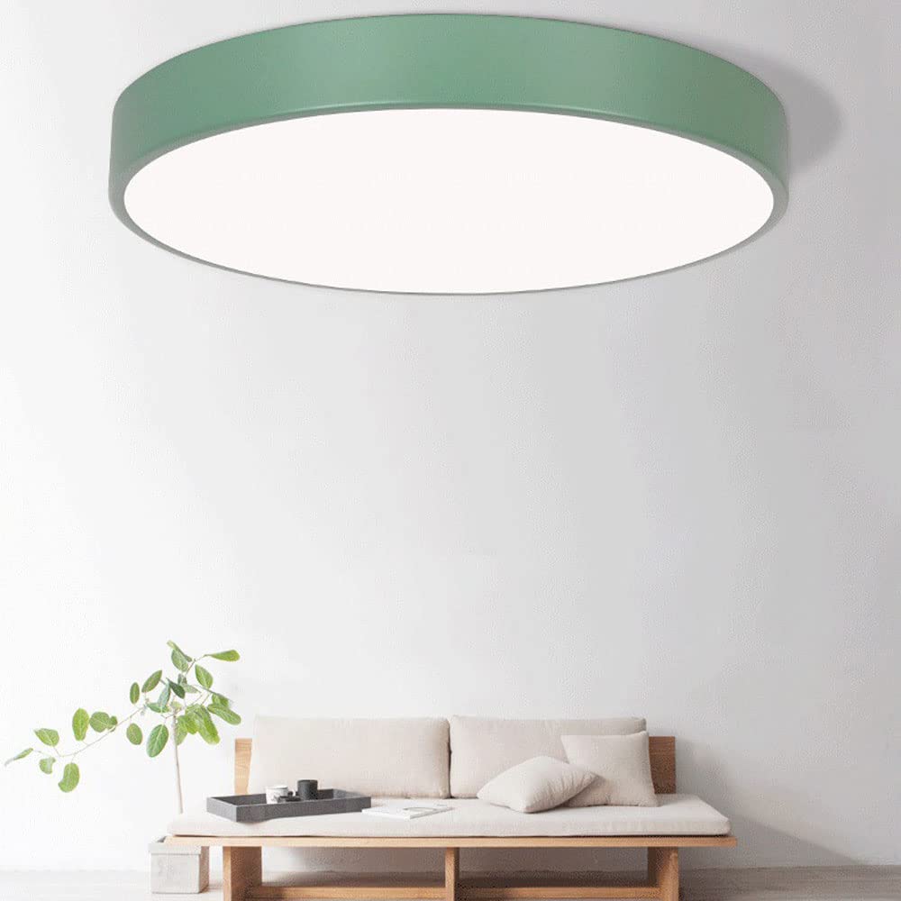 Modern Aura Circular Flush‑Mount LED Ceiling Light