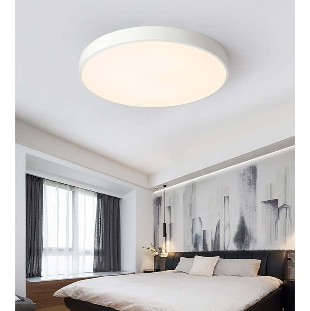 Modern Aura Circular Flush‑Mount LED Ceiling Light