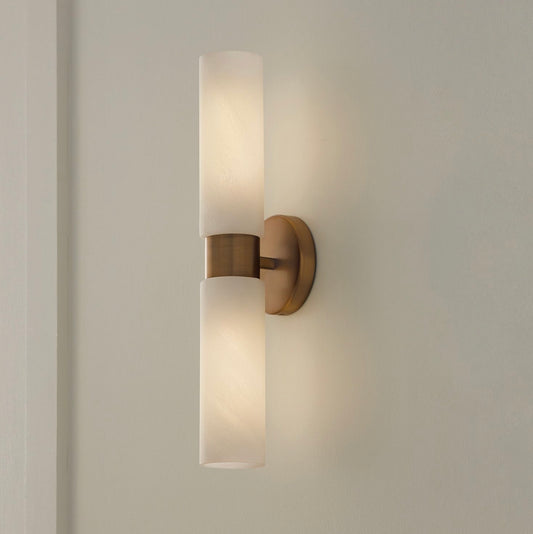 Alyssa Aged Brass Two-Light Wall Sconce by Capital Lighting