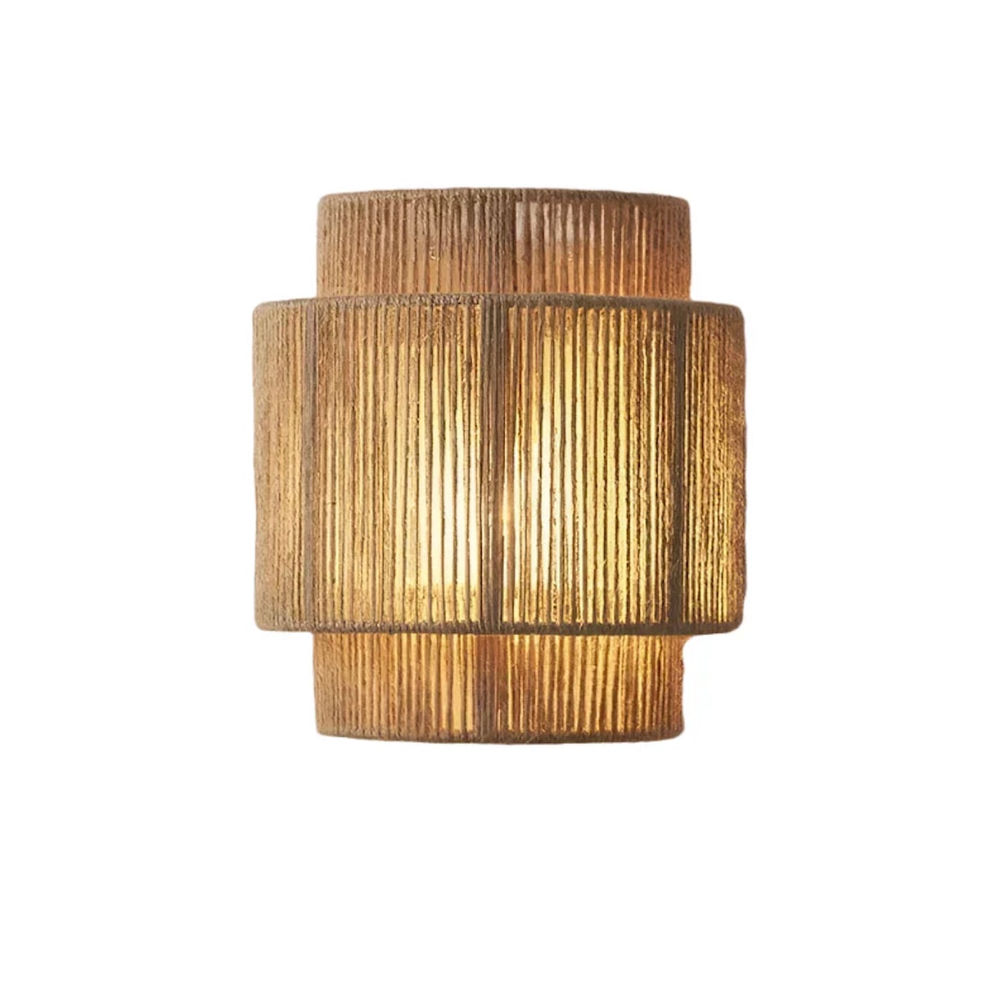 Retro Woven Wall Lamp – Boho LED Decorative Lighting