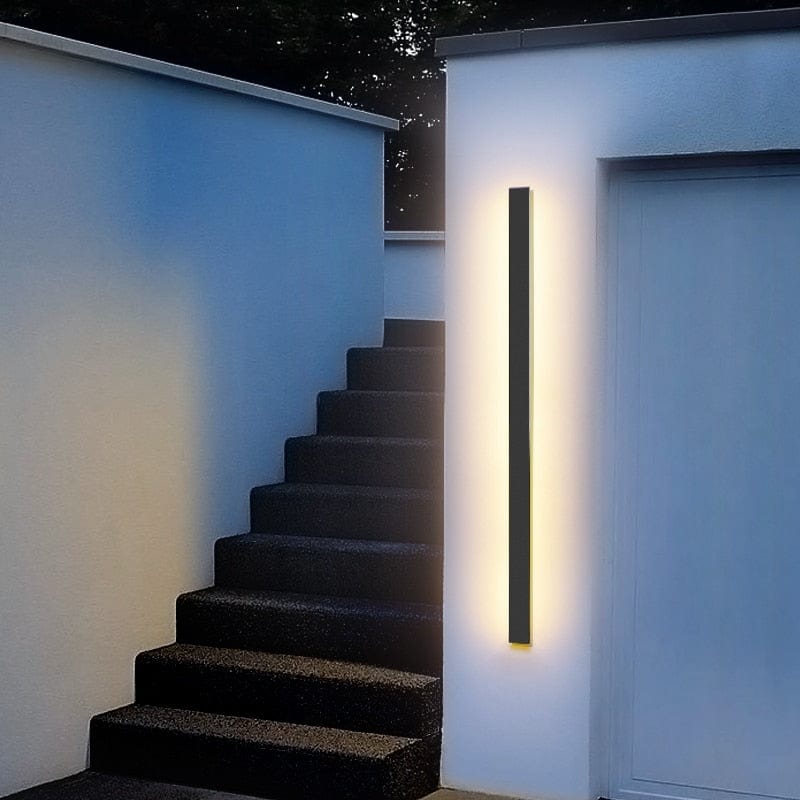 LumaLine Modern Aluminum Backlit Wall Lamp – LED Ambient Lighting