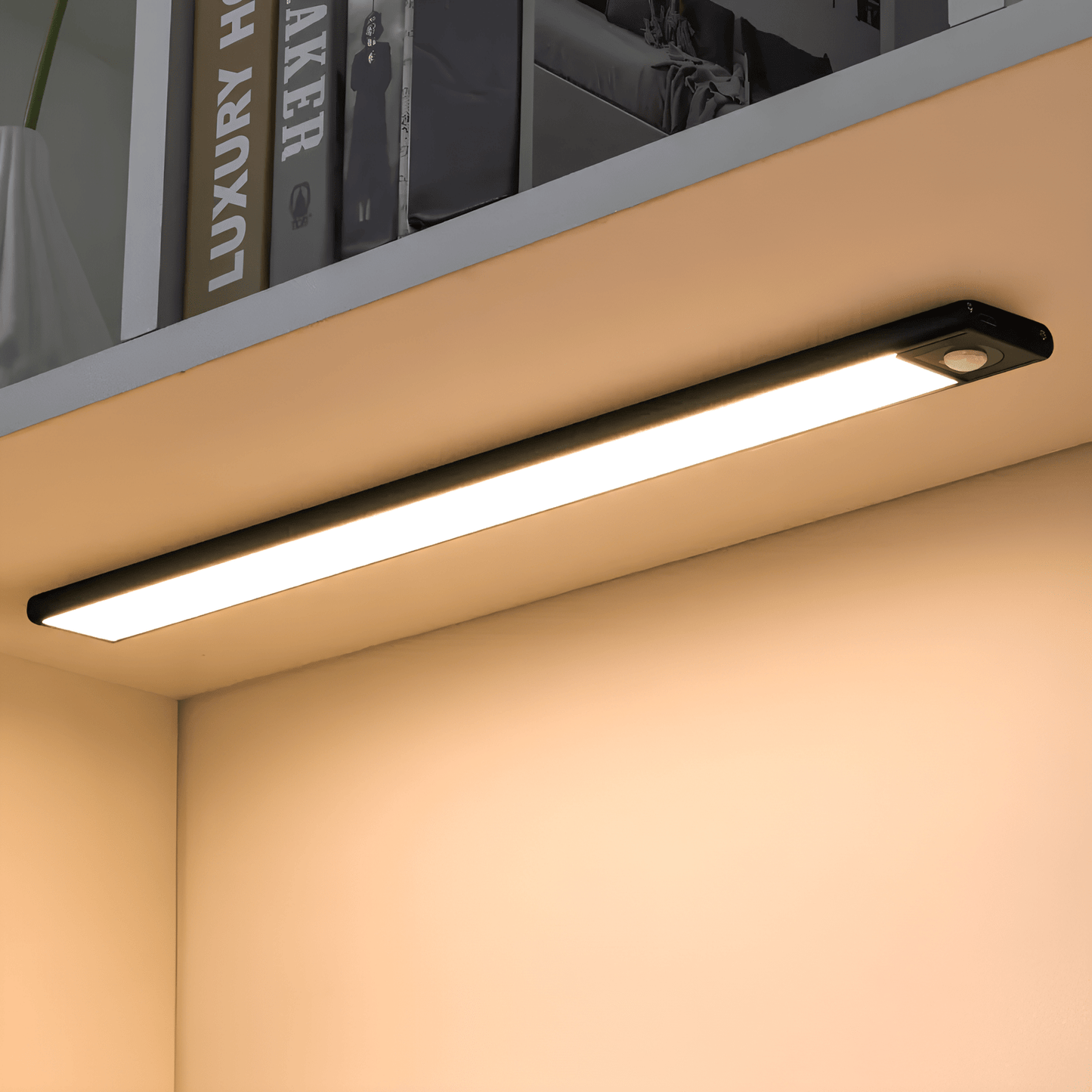 MotionLite Rechargeable LED Cabinet Light – Wireless Under-Cabinet Motion Sensor