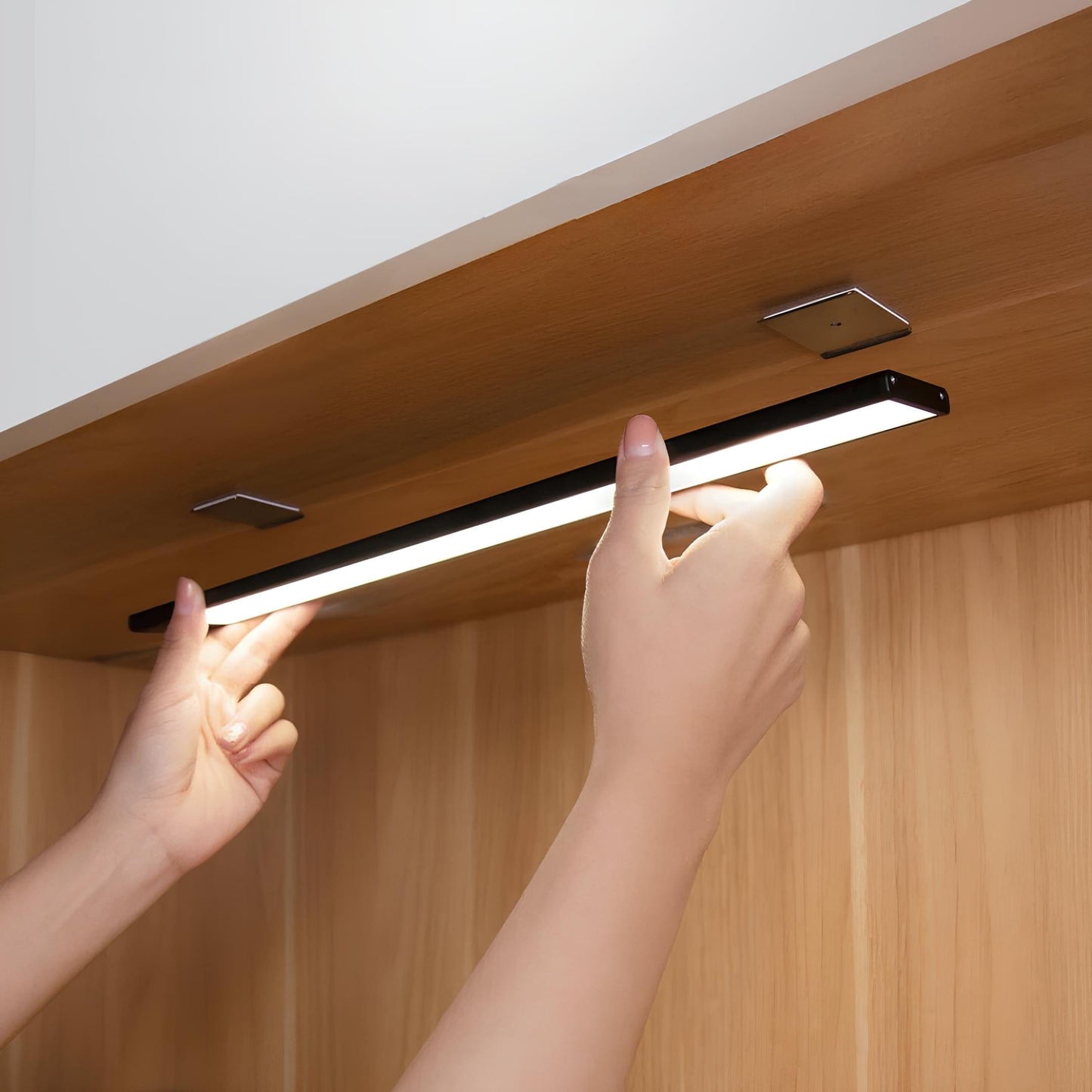 MotionLite Rechargeable LED Cabinet Light – Wireless Under-Cabinet Motion Sensor