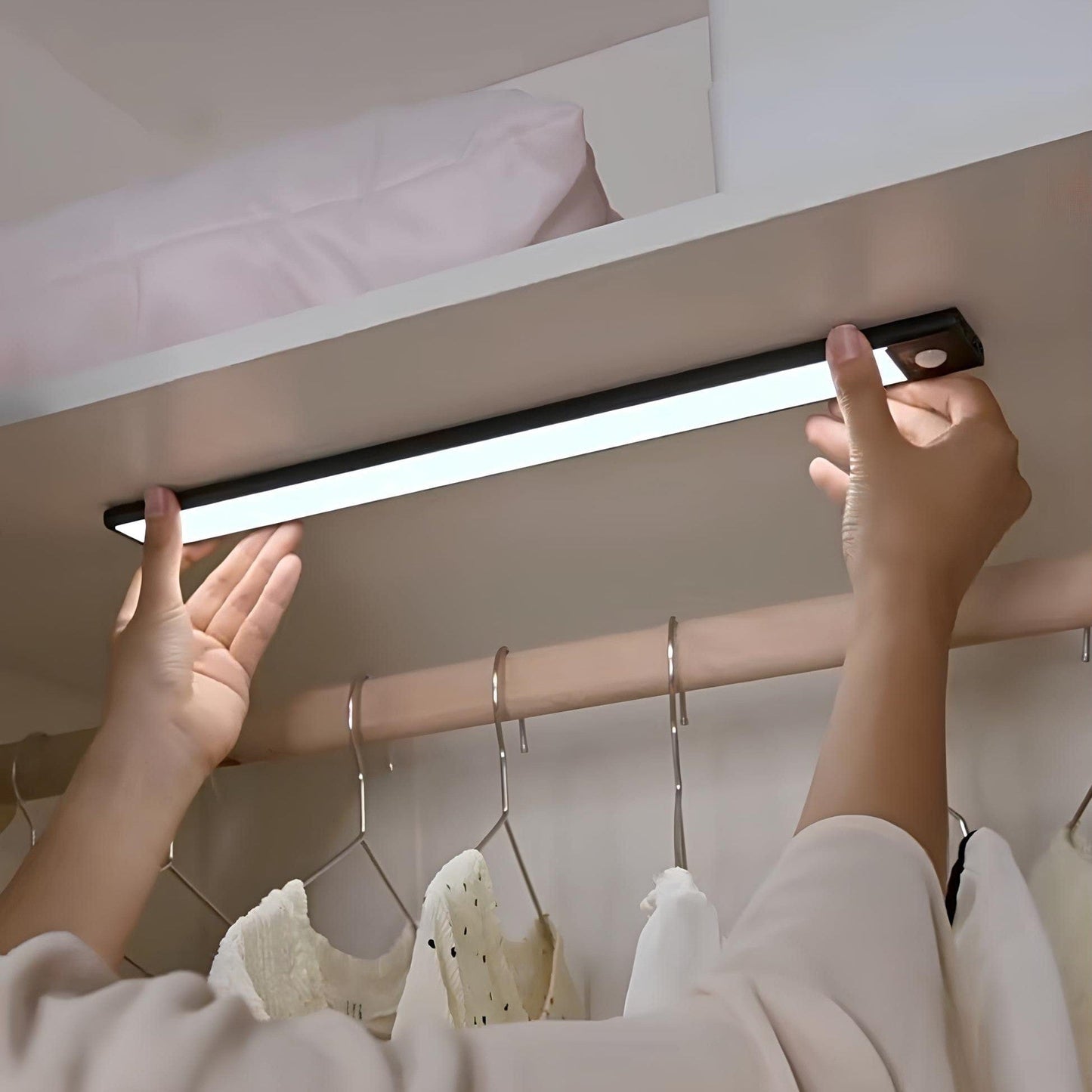MotionLite Rechargeable LED Cabinet Light – Wireless Under-Cabinet Motion Sensor