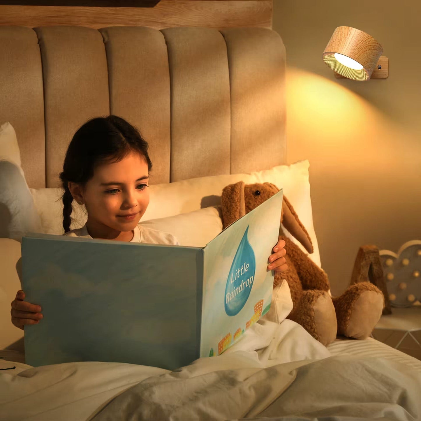 Ambilume Rechargeable Battery-Powered Wall Light – Wireless LED (Set of 2)