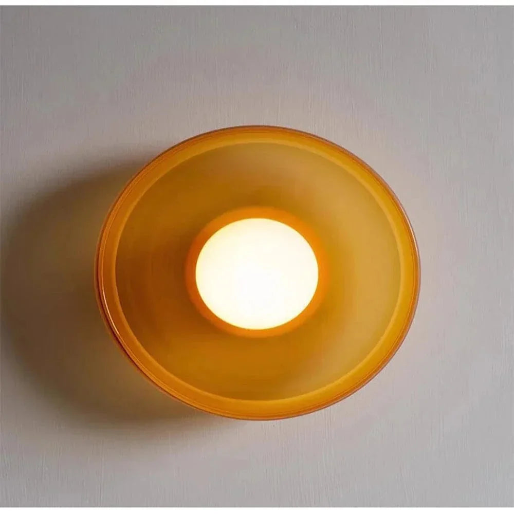 LumaGlass LED Ceiling & Wall Lamp – Modern Glass Light Fixture