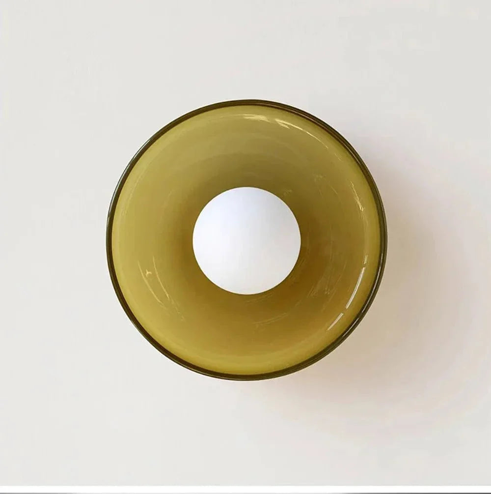 LumaGlass LED Ceiling & Wall Lamp – Modern Glass Light Fixture