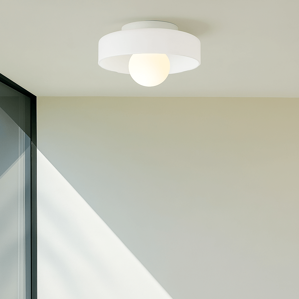 LumaGlass LED Ceiling & Wall Lamp – Modern Glass Light Fixture