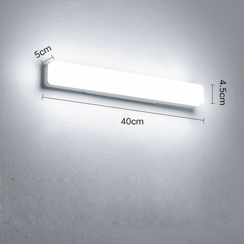 LumaGlow LED Bathroom Mirror Light – Modern Vanity Wall Sconce