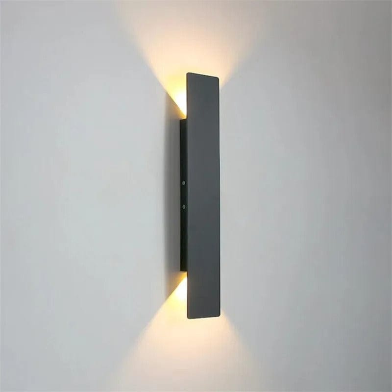 Modern Outdoor LED Wall Light - Wall-Mounted - Up/Down Lighting - IP65 Waterproof - Aluminium - Black/White Finish
