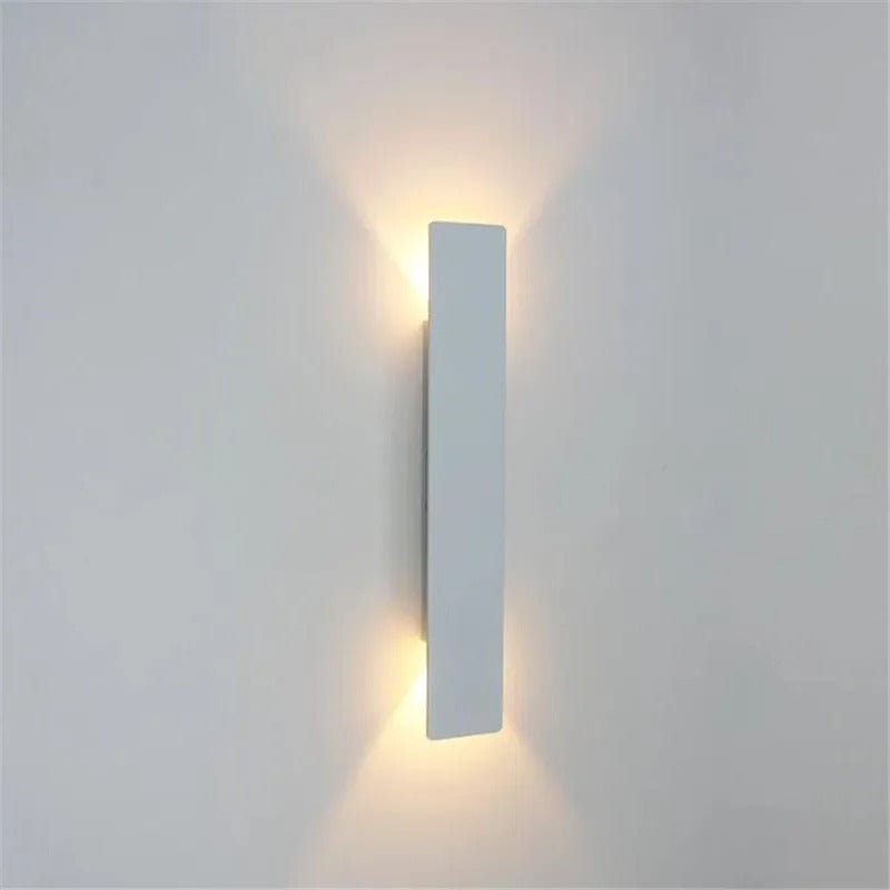 Modern Outdoor LED Wall Light - Wall-Mounted - Up/Down Lighting - IP65 Waterproof - Aluminium - Black/White Finish