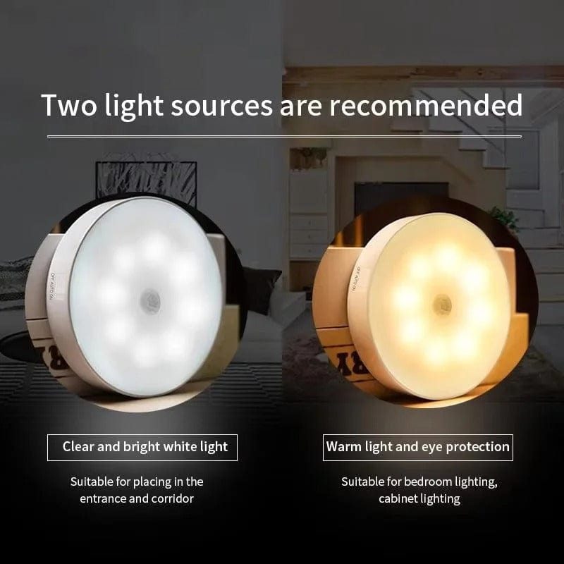 MotionSense Rechargeable LED Motion Sensor Light – Wireless & Energy-Efficient