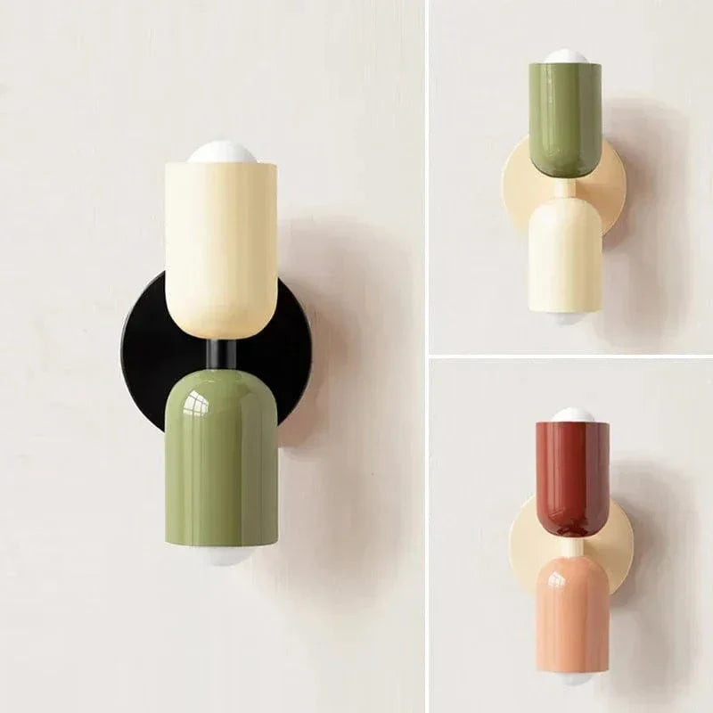 LED Bedside Wall Lamp Colorful & Adjustable Light
