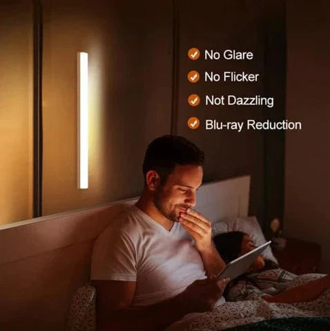 MotionGlow Rechargeable LED Sensor Light – Wireless Motion-Activated (Set of 3)