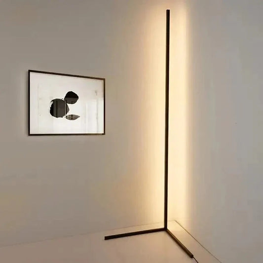 LumaCorner RGB LED Floor Lamp – Color-Changing Corner Standing Light