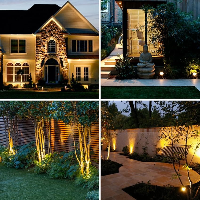 SunGlow Solar LED Garden Spotlight – Outdoor Landscape Lighting